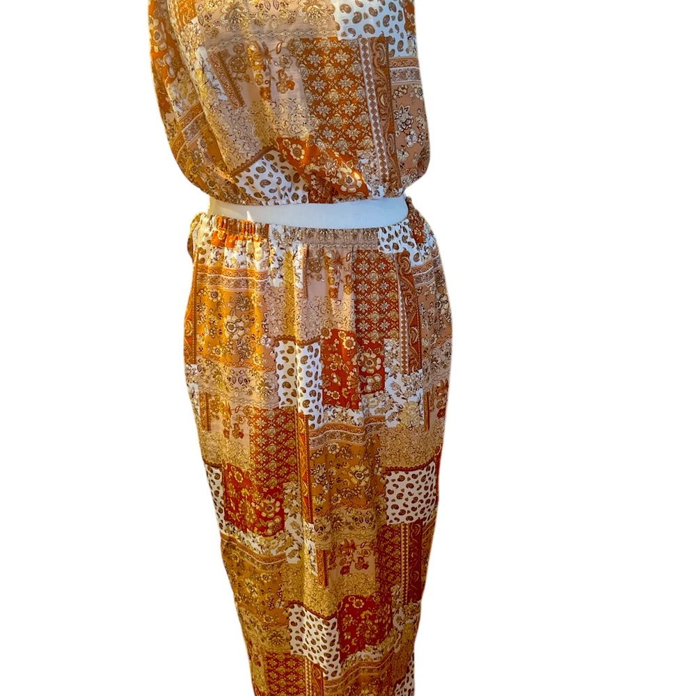 Bohemian Patchwork Maxi Dress